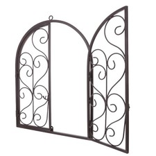  Fenêtre artificielle : Cadre de fenêtre cintrée à suspendre au mur – Décoration