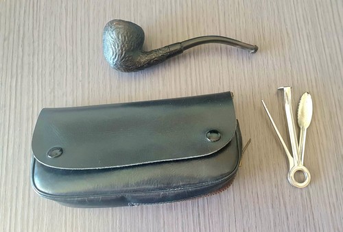 Sac pipe cuir avec - sac, à