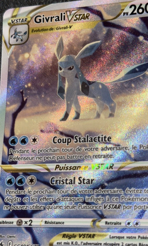 Carte pokémon givrali vstar - pokémon,