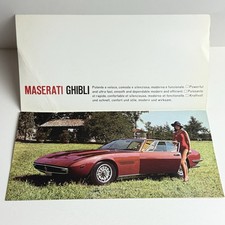 MASERATI GHIBLI / 6p brochure