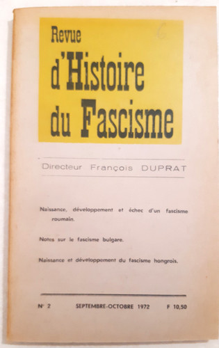 Revue histoire fascisme - revue, du