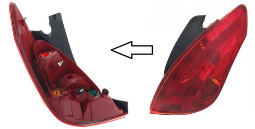 Lampe feu arriere droite - feu,