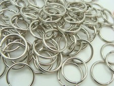 Anneaux brisés porte-clés lisses 100x16mm ou 50x20mm ou 50x25mm au choix