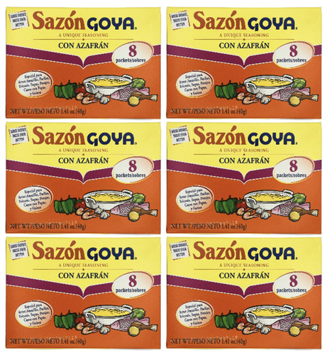 Goya sazon con azafran 1 - sazon, 1.41