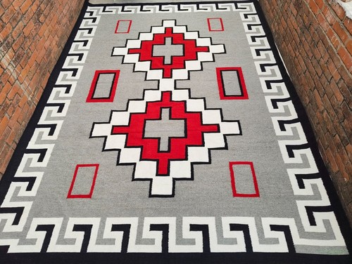 Tapis laine navajo kilim - laine,