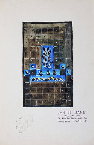 Janine janet peinture - janine,
