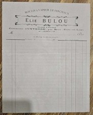 Rare Entête Facture Vierge