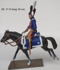 ✅  Ancien soldat de plomb STARLUX 1er Empire cavalier militaire Napoléon