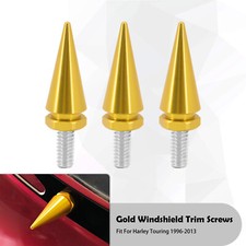 3x Gold boulons à vis