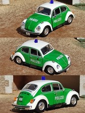 1/43 VW Volkswagen Beetle POLIZEI Coccinelle Voiture Miniature Collection Cox