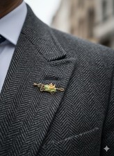 Mini broche antique 1900 - broche,