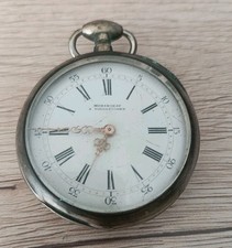 Ancien Gousset En Argentin, Remontage Mécanique Manuel Par Clé, À Réviser 