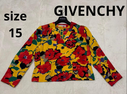 Veste vintage fleurie givenchy - veste,