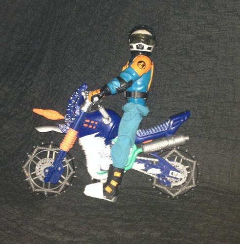 Action man figurine - et, moto
