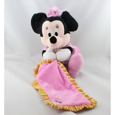 Doudou Minnie rose pois avec