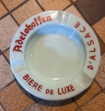 Cendrier Asthray  Adelshoffen D' Alsace Bière De Luxe Strasbourg Lucien Engel 