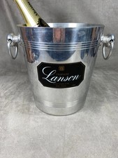 Seau à champagne Lanson en aluminium Champagne Lanson vintage