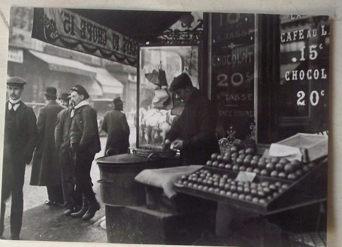 Carte postale marchand - carte, de