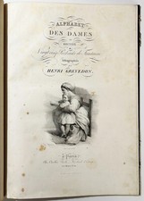 GREVEDON Henri "Alphabet des dames", c.1828-1830. ALBUM de 30 lithographies
