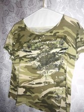 WOMEN'S ARMY "PEACH ANGLE" CAMOUFLAGE SHIRT-SIZE LARGE