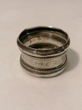 Rond de serviette en argent -