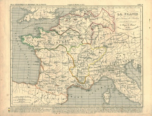 Gravure ancienne carte