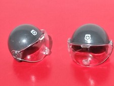 PLAYMOBIL X2 CASQUES ANTI-ÉMEUTES POLICIERS AGENTS DE POLICE CASQUE FOURGON