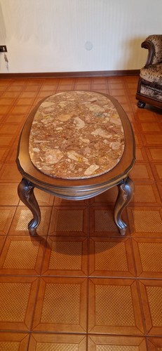 Table basse salon ovale en - ovale,