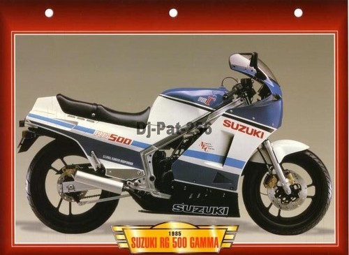 Fiche moto suzuki rg - rg, 500