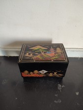 Boite bijoux bois décor - boite, en