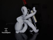 Porte-bouteille de vin, bouteille de vin Octopus Collectible et porte-verre