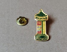 pin's colonne morris / Meyclub spectacles (époxy base dorée) hauteur: 3,2 cm