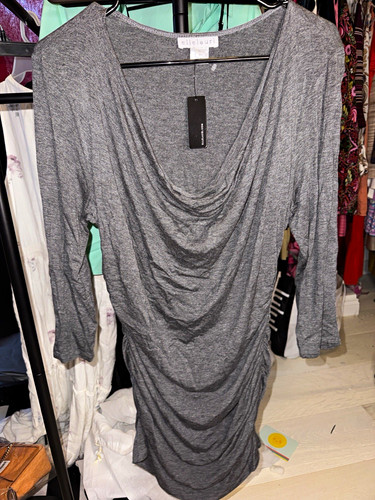 Ellelauri gray rayon spandex - ellelauri,