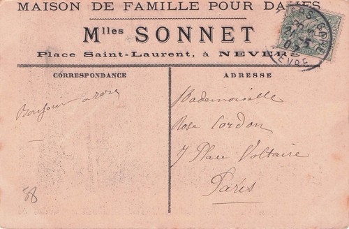 Carte postale ancienne nevers - carte,