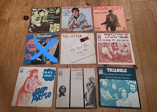 Lot vinyle rock - -,