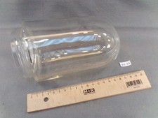 Verre de lampe de cour globe cylindrique lanterne extérieure (DE65)