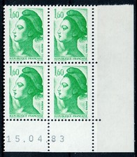 4 Timbres Neufs Y&t N° 2219 - Coin daté [ref.8373]