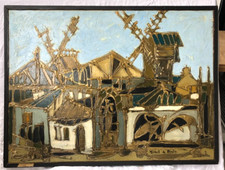 Moulins Montmartre 1966 Michel De Alvis Era Claude Venard Bernard Buffet Paris