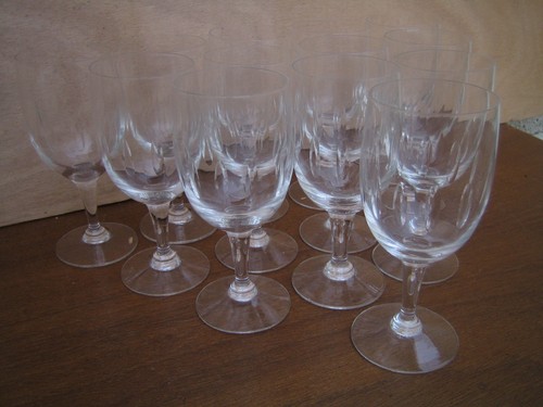 Verres eau ou - à,