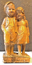 Statuette ancienne en plâtre