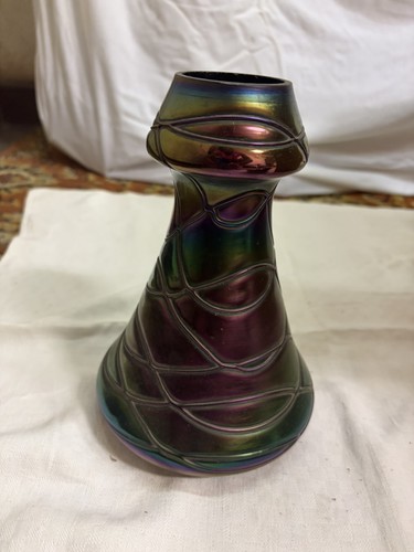 Vase irisé art - irisé,