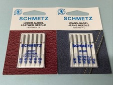 Machine à Coudre Aiguilles SCHMETZ Système 130 Cuir Jeans Kit Piston Plat
