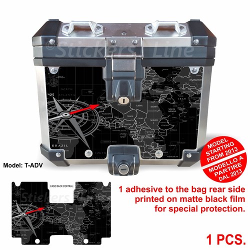 Autocollant arrière top case - autocollant,