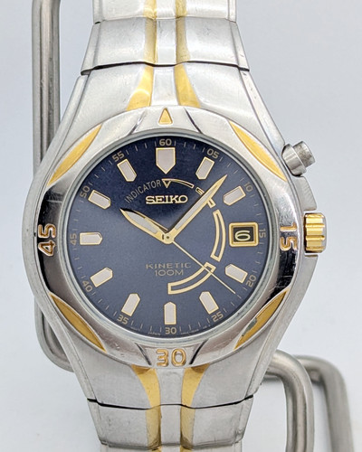 Seiko kinetic 100m - 100m, two-tone