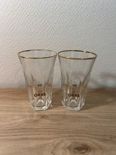 Rare 2 Verres Anis Gras