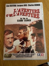 L'aventure c'est l'aventure - 1 DVD - Très bon état (boitier usé, disque neuf)