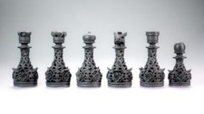 Chess roses and skulls