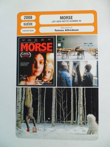 Carte fiche cinema 2008 - cinema, morse