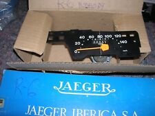 RENAULT 6 - R6 PHASE 2 FOND DE COMPTEUR NOIR JAEGER NEUF ORIGINE D'EPOQUE