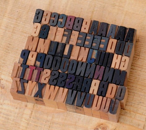 Anciens caractères - a-z,